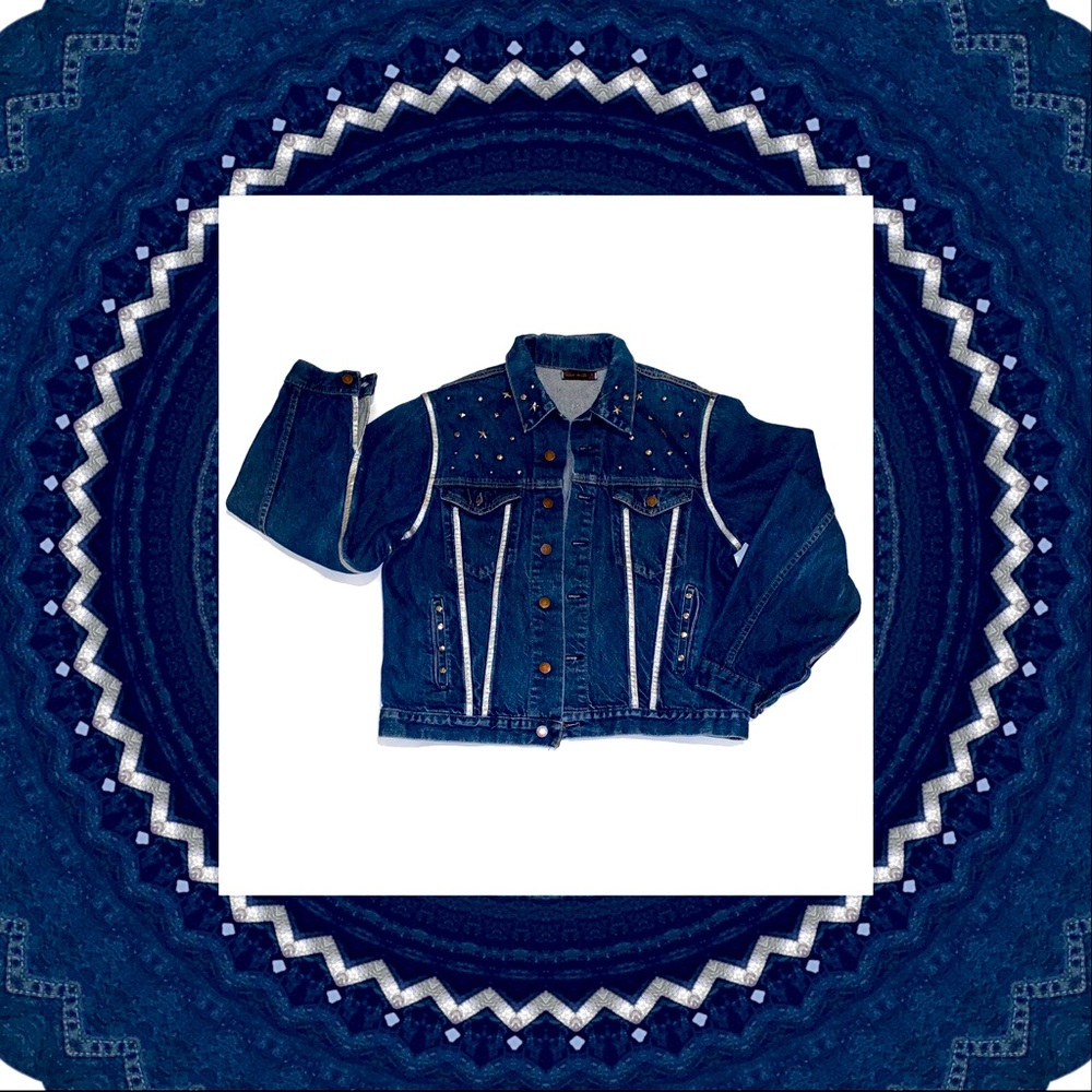 Custom Painted Jean Jacket